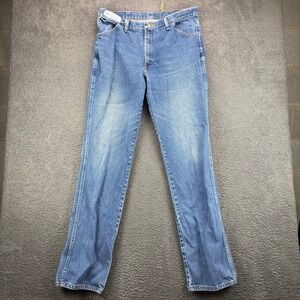 Red Kap‎ Mens PD54PW6 Blue Denim Work Jeans 38x38 100% Cotton Straight Leg
